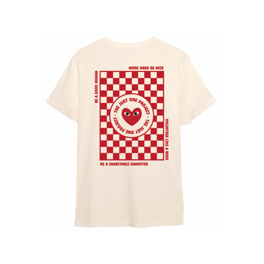 Checkerboard Heart Tee