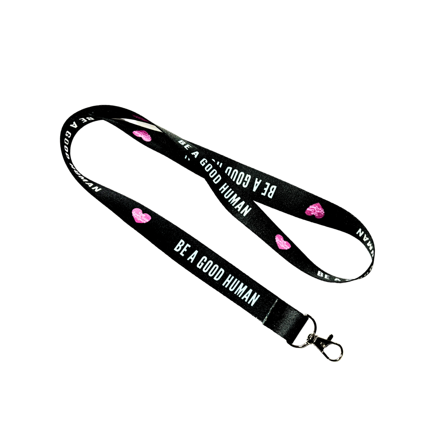 Be a Good Human Lanyard